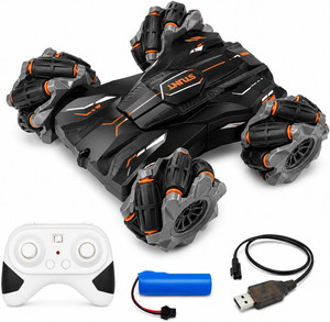 SANISHTH 2.4GHz 4WD RC Drift Stunt Car 360 Rechargeable Multicolor - Image 1