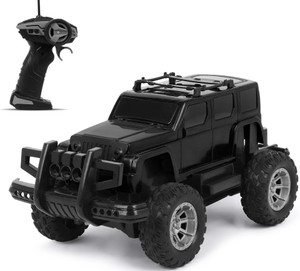 XQZMEE Remote Control Rock Crawler Monster Truck Jeep Car Toy with Light & Music