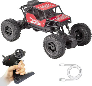 KidsBug Remote Controlled Rock Crawler RC Monster Truck, 4 Wheel Drive