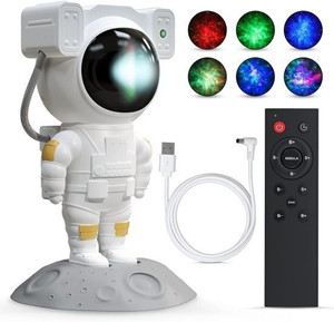LittleLovik Galaxy Space Star Projector, Astronaut Light Projection LED with Remote Control