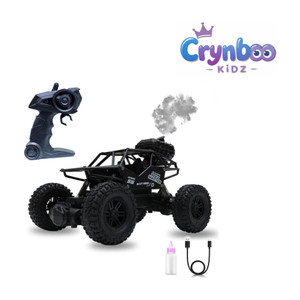 CRYNBOO KIDZ Rock MASTER Rechargeable RC Car 4X4 Off-Road Monster Truck for Kids with Smoke