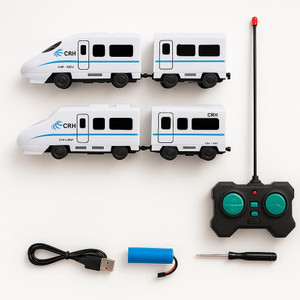 KidsCorner New Wheel Drive Remote Control Train High Speed Rail - New ...