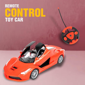 Kidz N Toys Remote Control Car with Opening Doors Rechargeable Ferrari Design
