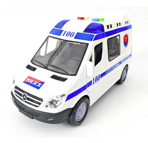 PICKNIES Police Van Toy for Kids with Light & Siren Sound, Police Car and Rescue Vehicle