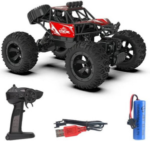 Xcillince Toys Off-Road RC Car with Smoke Exhaust Effect, High Suspension & All-Terrain Tyres