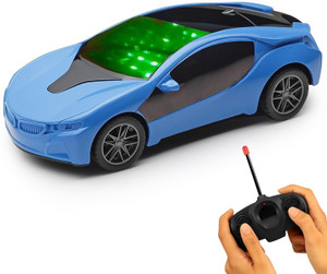 LITTLE RIDES Remote Control Chargeable 3D Famous Car with Flashing Light