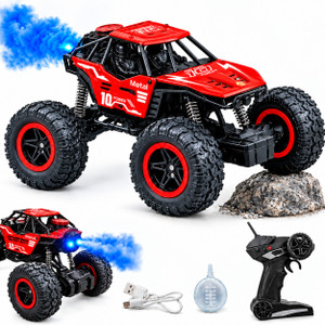 Buddynjoy High Speed RC Offroad Monster Rock Crawler 4x4 - Remote Control Car with Smoke