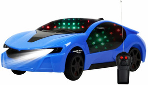 KIVANO Fast Modern Remote Control Car with 3D Bright LED Lights