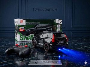Scorpio Key Remote BAIRNINO Scorpio N RC Car for Kids with Auto Pilot Mode, Police Lights ...