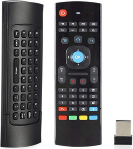 TIZOQ 4 in 1 Replacement Air Mouse Remote Control for Android Devices, Wireless Keyboard, 6-Axis Somatosensory, IR Remote Learning Android TV Box, Mini PC, Windows Remote Controller