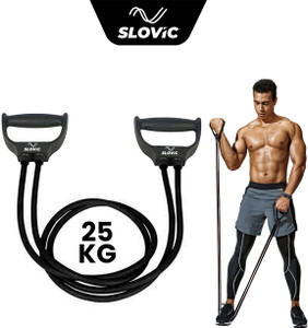 SLOVIC Exercise & Stretching Resistance Band Set For Men & Women Workout Heavy Resistance Tube