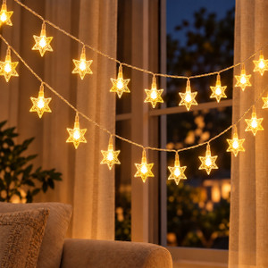 Refulgix 14 LEDs 3 m White Steady Star Rice Lights