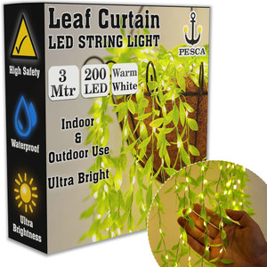 PESCA 200 LEDs 3m Yellow Leaf Lights - Image 6