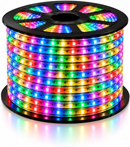 Longitude 1200 LEDs 20m Multicolor Steady Strip Rice Lights - Image 1
