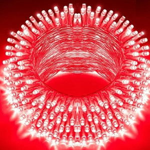 house of common 40 LEDs 11 m Red Color Changing Bulb Rice Lights (Pack of 1) - Image 1