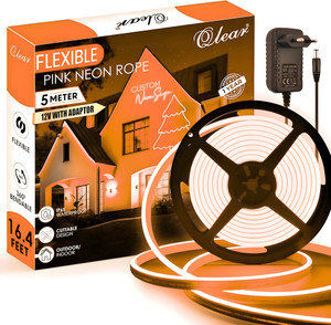 qlear 600 LEDs 5 m Orange Steady Strip Rice Lights