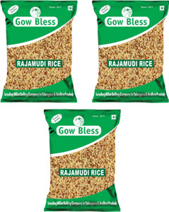 Gow Bless Rajamudi Rice – 3kg | Premium Traditional Rice | Rich in Nutrients Brown Rajamudi Rice (Medium Grain, Unpolished)