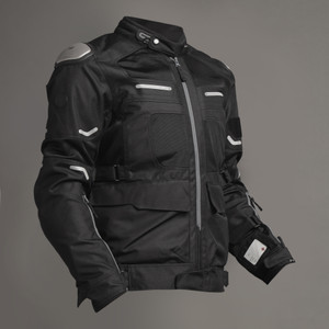 ROYAL ENFIELD CrossRoader | Shoulder, Elbow, Chest, Back Armour |Titanium Slider | Rain Liner Riding Protective Jacket