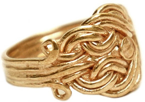 Naveen metal works Panchaloha/Impon Brahma mudichu/Pavithra ring for men and women - Big Alloy Ring