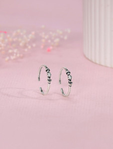 GIVA Sterling Silver Zircon Rhodium Plated Toe Ring