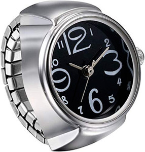 Thrillz Watch Design Ring For Women Stylish Stretchable Ring For Girls Women Ring Alloy Silver Plated Ring