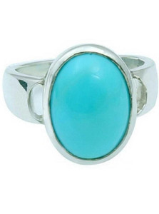 GALAXY ASTRO 100% Original & Natural Gemstone ring for men and women Stone Turquoise Silver Plated Ring