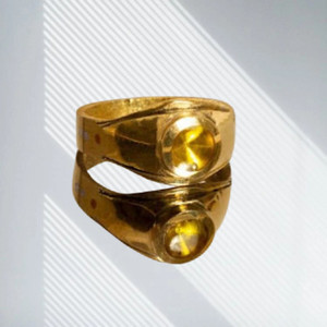 Ringry Paramani Ashtdhatu Ring for Men & Women – Traditional Spiritual & Stylish Design Stone Gold Plated Ring