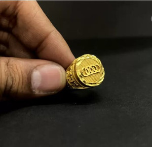 zebisco Brass Gold Plated Ring