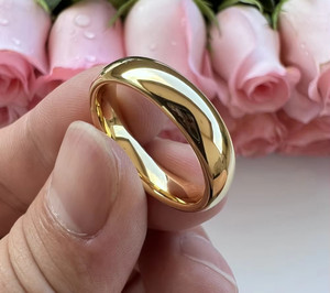 Maatrachaaya Piyush Enterprises Stylish Gold Plated Band Shape Ring Brass Gold Plated Ring