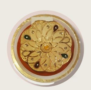 Jodha r One gram gold ring Jodha Brass Gold Plated Ring