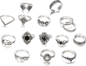 Anna Stella Metal Ring Set