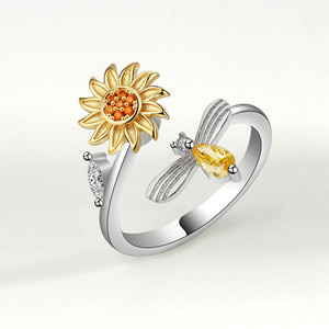 modflix Copper Cubic Zirconia, NA Ring