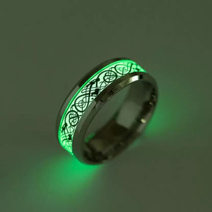 vien Glow in the Dark Dragon Texture Ring - Image 4