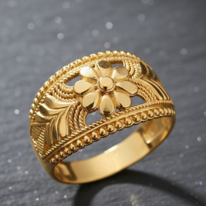 Shivam Fashion Kardo 2 Pure Gold Ring For Women Alloy Gold Plated Ring