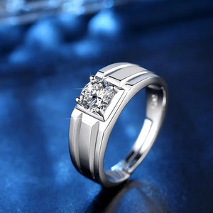 MEENAZ silver ring for men Adjustable Rings For Men Boys AD gents