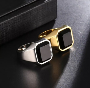 Vipunj VEDANSH ENTERPRISES STYLISH GOLD,SILVER &TITANIUM PLATED RINGS Alloy Zircon Sterling Silver, Gold Plated Ring Set
