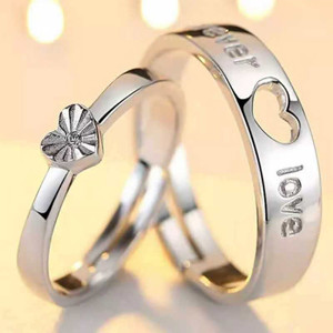 Yurii Couple Forever Ring Stainless Steel Ring Set
