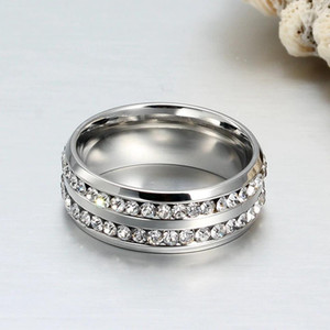 Thrillz Ring For Women Stylish Ring Jewellery AD Ring For Women Girls Promise Rings Stainless Steel Cubic Zirconia Silver Plated Ring