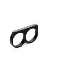 Maveric Vedansh Enterprises Stylish Gold, Silver&Titanium Plated Rings Metal Knuckle Ring