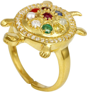 MBVGEMS Tortoise Ring/Kachua Ring Brass (turtel)Ring for men and women Brass Ring