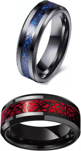 IGA Mens Dragon Rings Titanium Plated - Image 5