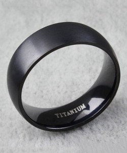 YELLOW CHIMES Stainless Steel Rhodium Plated Ring