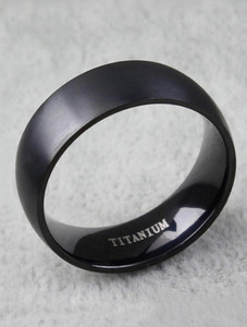 YELLOW CHIMES Stainless Steel Rhodium Plated Ring