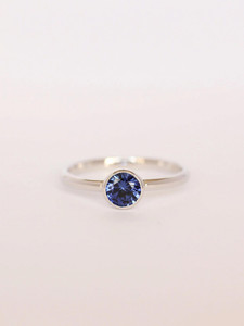 Chopra Gems Unique & Effective 100% Original Blue Sapphire/Neelam Stone Ring for Men & Women Brass Ring