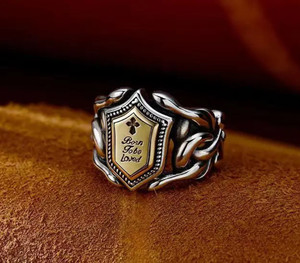 Fashion Frill Gold Ring For Men - Image 4