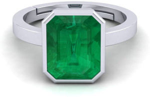 VishvMa 5.25 Ratti Emerald Panna Gemstone Ring A1 Quality Wiith Lab Certified स्टोन पन्ना रिंग