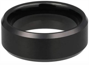 Crazy Fashion Valentine Special Black Thumb Ring for Men & Boys Stainless Steel Ring