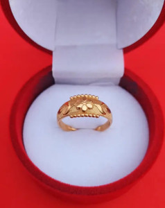 RTRjewellery Fancy micro plated ring for women and girls पीतल हीरा सोना प्लेटेड रिंग