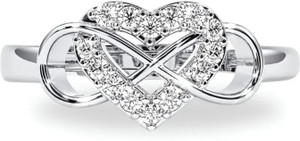 Zarkan Infinity Heart Propose Silver Ring - Image 6
