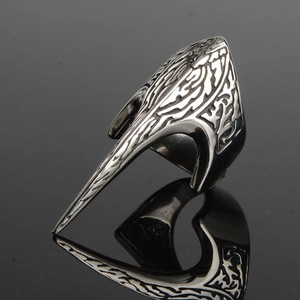 Syfer Ertugrul Gazi Ring For Boy Men IYI Ring Dirilis Ertugrul ring for boy & girl Stainless Steel Silver Plated Ring